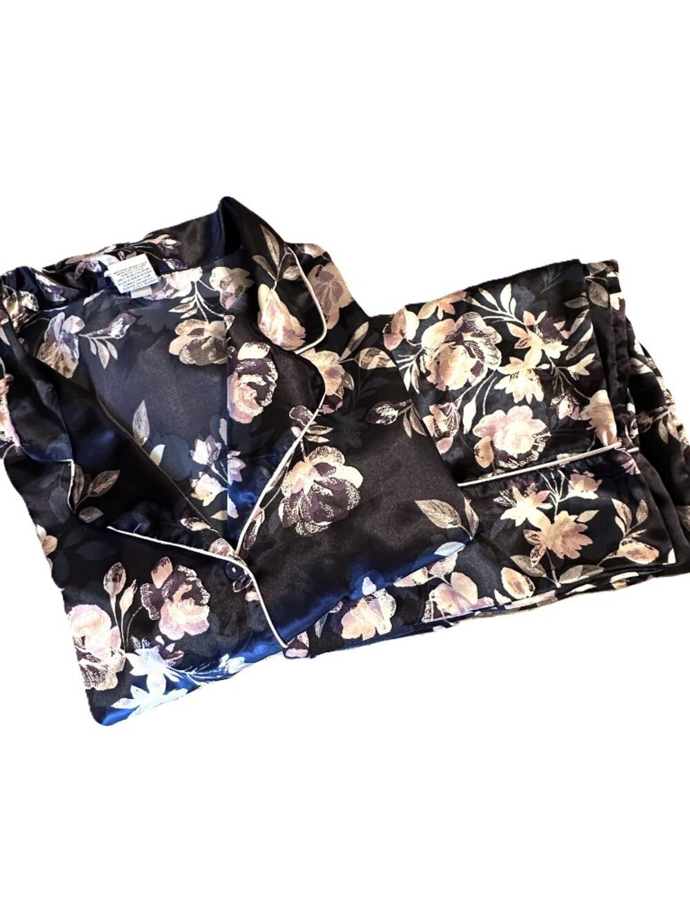 Apt 9 Navy Floral Pajama Set Size 2X